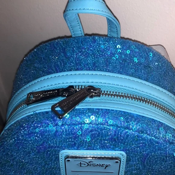 LOUNGEFLY Cinderella Snow Globe Sequin Backpack